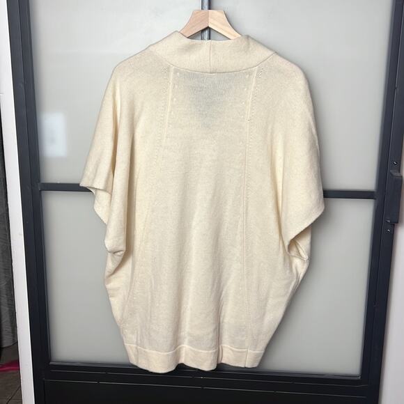 J. Jill Pure Jill Wool Blend Poncho Sweater Size Small/Medium - Picture 6 of 6